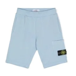 Pantalones Cortos de Algodón con Cintura Elástica