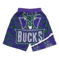 pantalones cortos de baloncesto NBA Jumbotron 2.0 Mesh Classics cortos de madera dura Milbuc