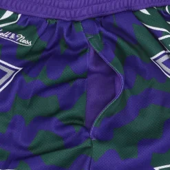 pantalones cortos de baloncesto NBA Jumbotron 2.0 Mesh Classics cortos de madera dura Milbuc