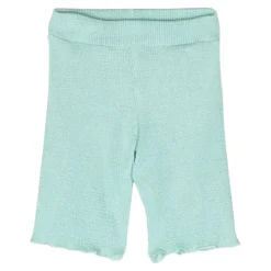 Pantalones cortos de ciclismo verdes para niños