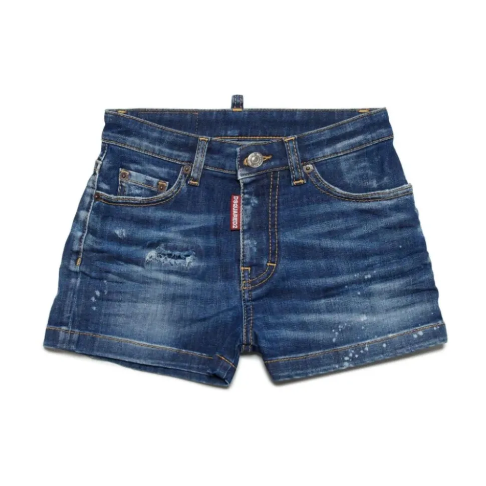 Pantalones Cortos de Denim