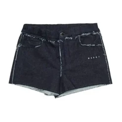Pantalones Cortos de Denim Deshilachados