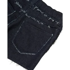 Pantalones Cortos de Denim Deshilachados