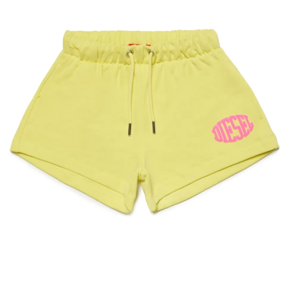 Pantalones Cortos de Felpa con Estampado Puffy