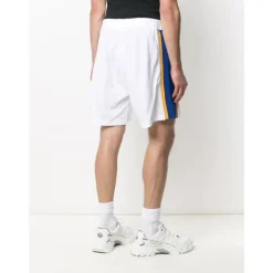 Pantalones Cortos de Gimnasio con Raya Lateral y Logo