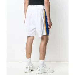 Pantalones Cortos de Gimnasio con Raya Lateral y Logo