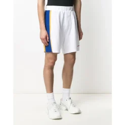 Pantalones Cortos de Gimnasio con Raya Lateral y Logo