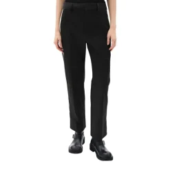 Pantalones Crop con Detalle de Raya Lateral