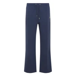Pantalones de algodón azul para hombre