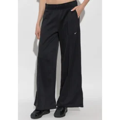 Pantalones de chándal anchos de talle medio para mujer