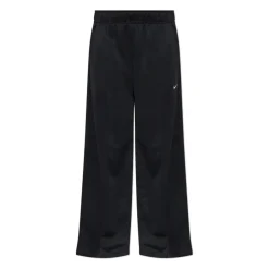 Pantalones de chándal anchos de talle medio para mujer