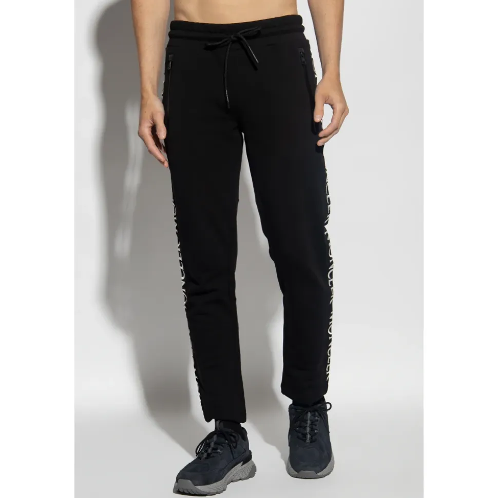 Pantalones de chándal con logo bordado