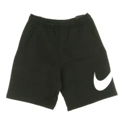 Pantalones de Chándal de Felpa Negro/Blanco