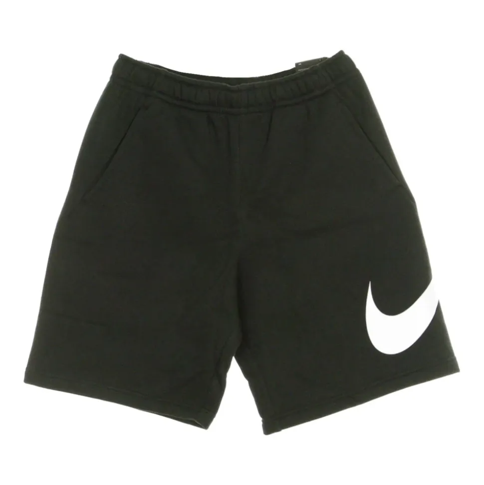 Pantalones de Chándal de Felpa Negro/Blanco