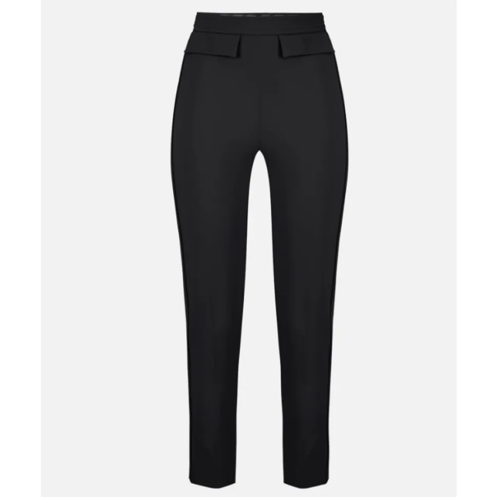 Pantalones de Crepé Elástico Doble