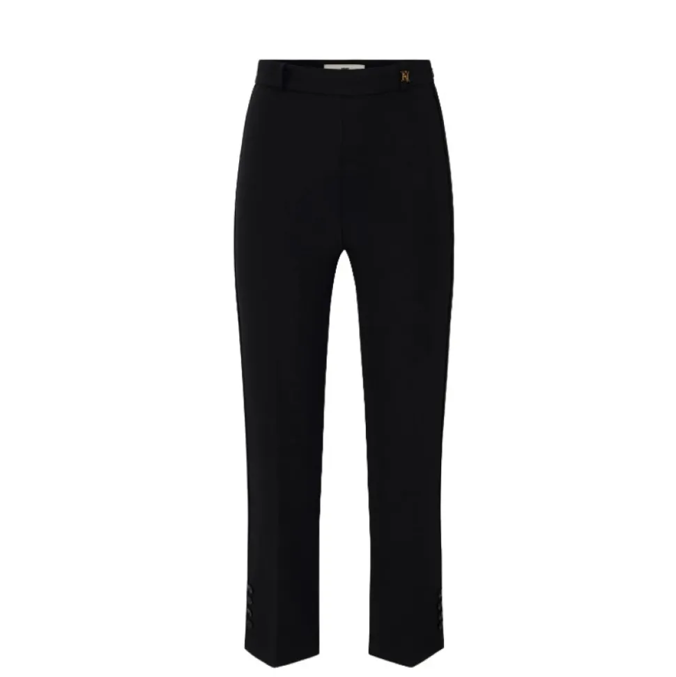 Pantalones de Crepé Elástico Doble