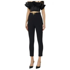 Pantalones de Crepé Elástico Doble
