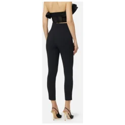 Pantalones de Crepé Elástico Doble