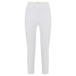 Pantalones de Crepé Elástico Doble