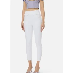 Pantalones de Crepé Elástico Doble