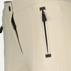 Pantalones de esquí beige slim fit