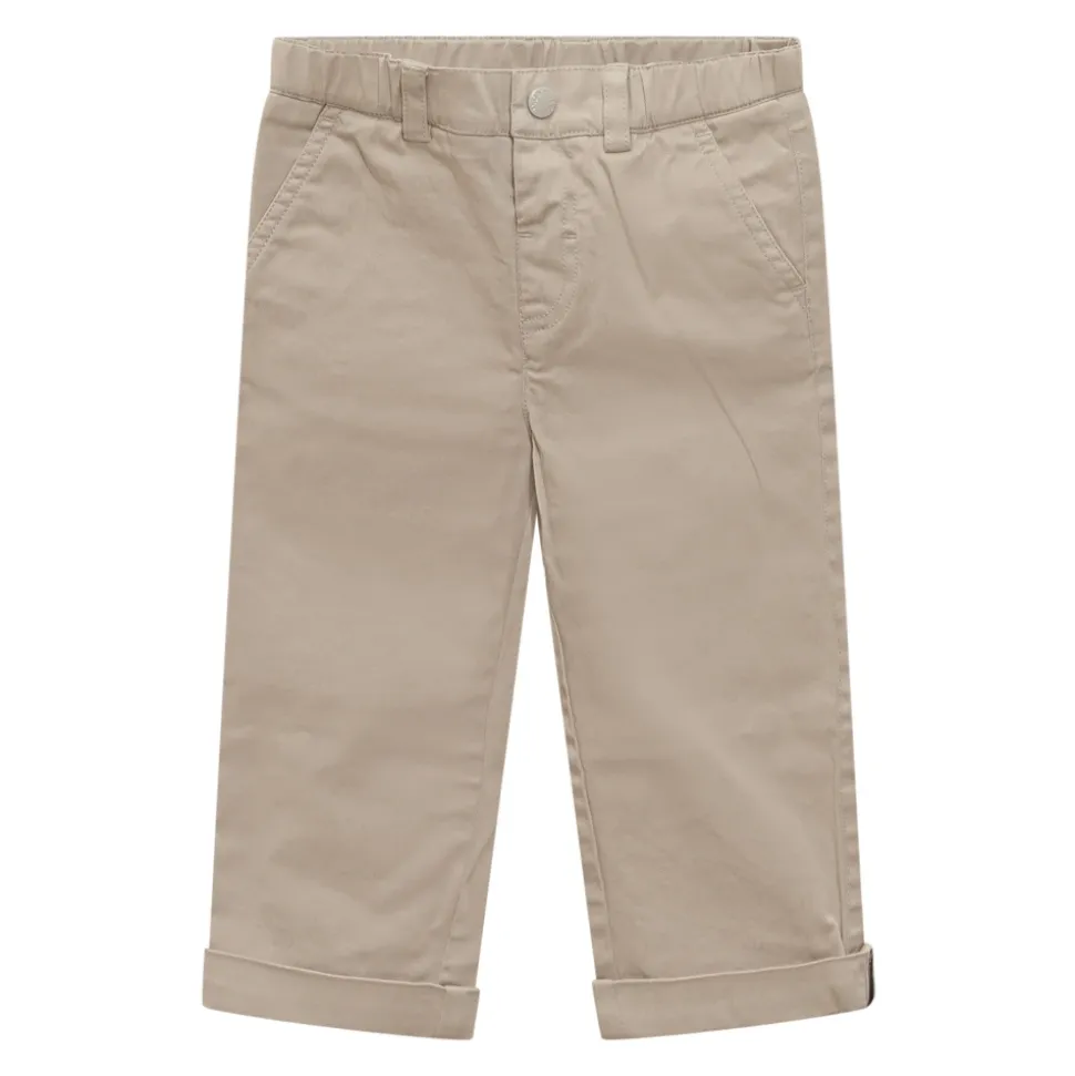 Pantalones de Gabardina de Algodón