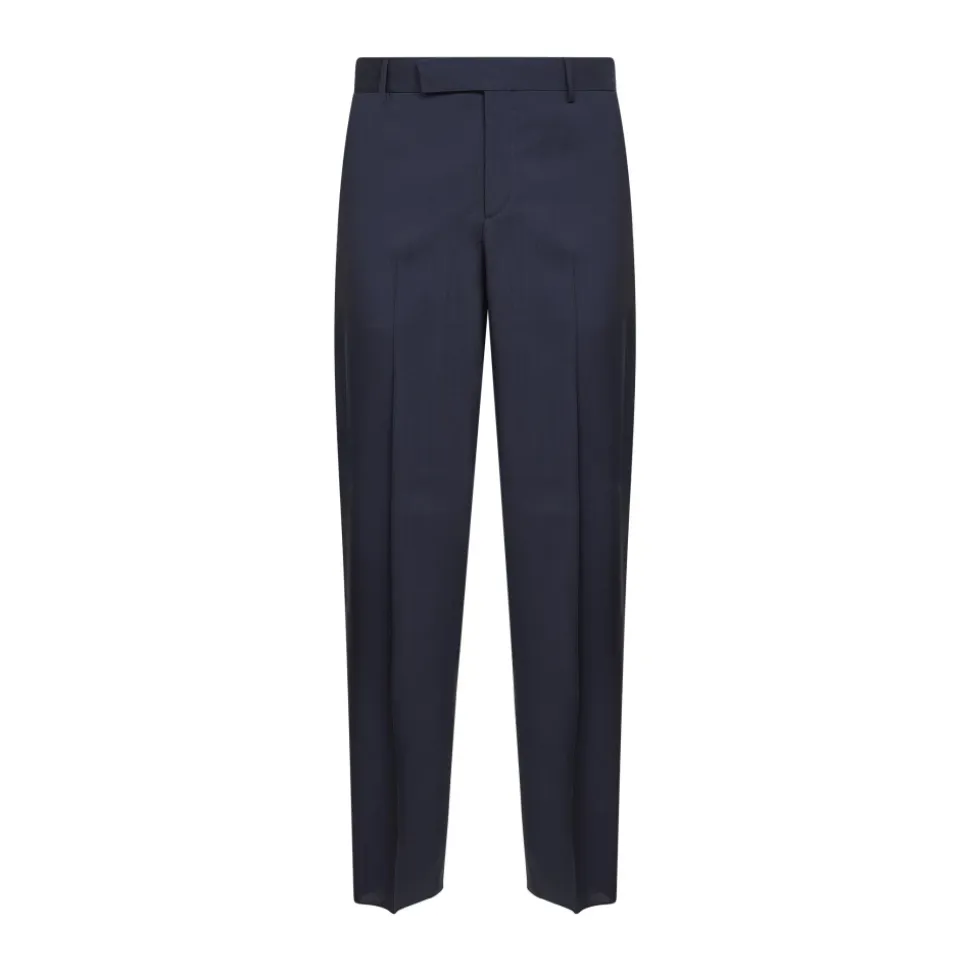 Pantalones de Lona de Lana