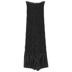 Pantalones de lunares plisados