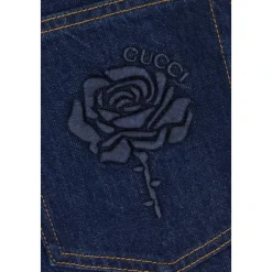Pantalones de mezclilla con bordado