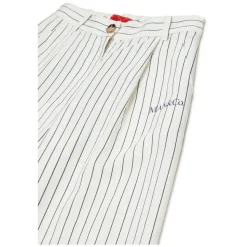 Pantalones de Pierna Ancha con Rayas Verticales