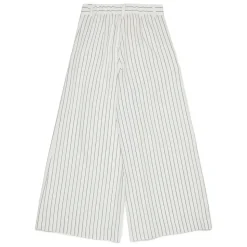 Pantalones de Pierna Ancha con Rayas Verticales