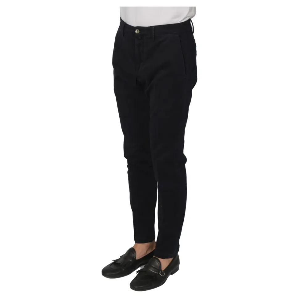 Pantalones de poliéster con bolsillo americano