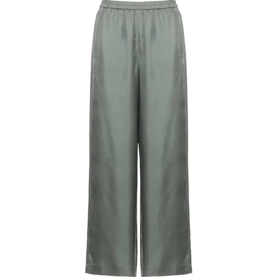 Pantalones de Seda Monocromáticos