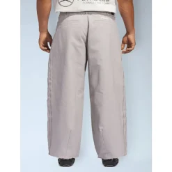 Pantalones Desgastados con Motivo de Logo