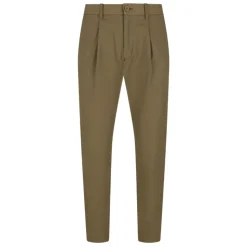 Pantalones de Tacto Algodón con Cordón Ajustable