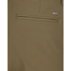 Pantalones de Tacto Algodón con Cordón Ajustable