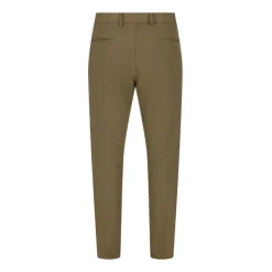 Pantalones de Tacto Algodón con Cordón Ajustable