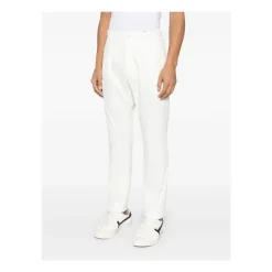 Pantalones de Tacto Algodón con Cordón Ajustable