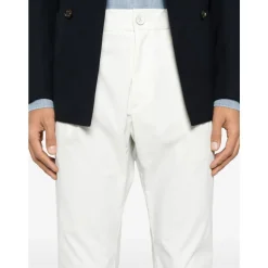 Pantalones de Tacto Algodón con Cordón Ajustable