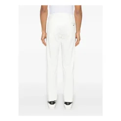 Pantalones de Tacto Algodón con Cordón Ajustable