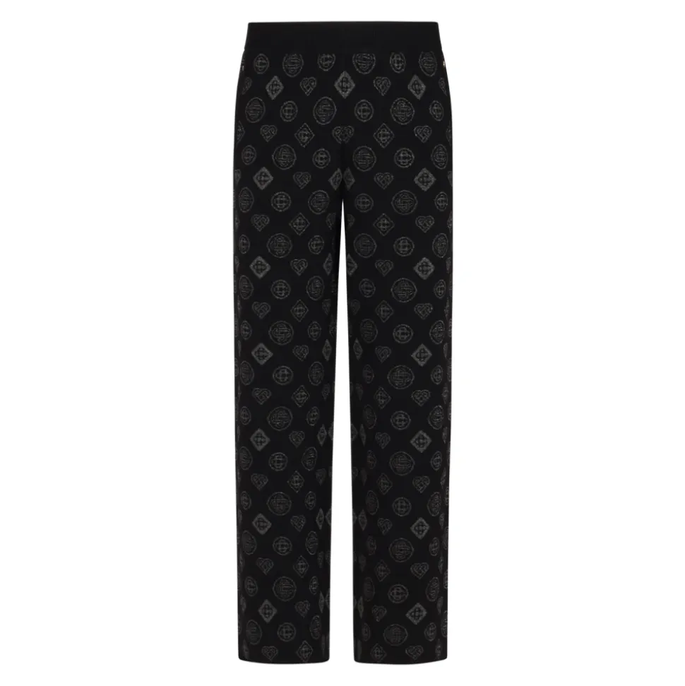 Pantalones Jacquard con Monograma