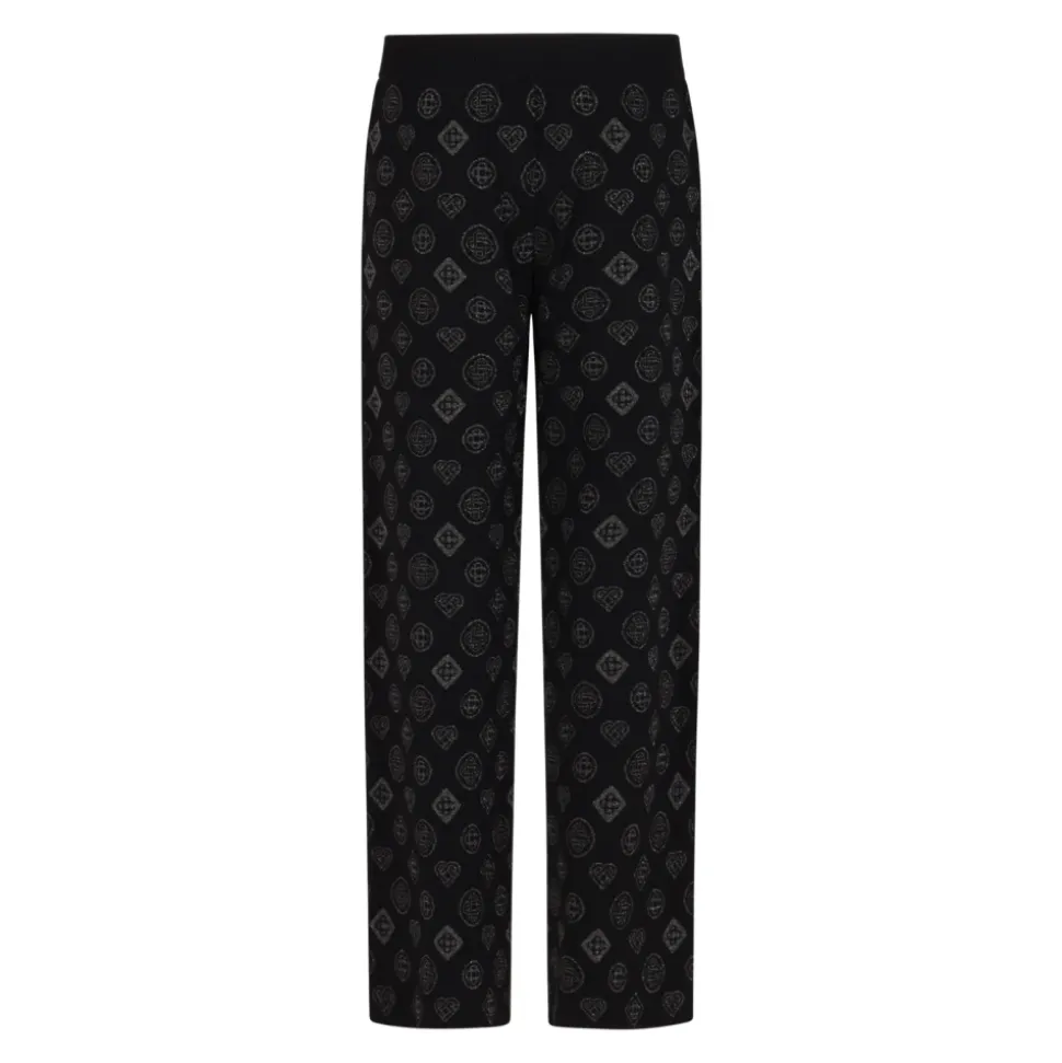 Pantalones Jacquard con Monograma