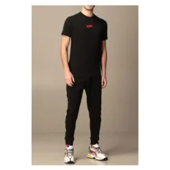 Pantalones jogger con logo lateral