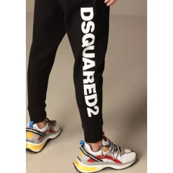 Pantalones jogger con logo lateral