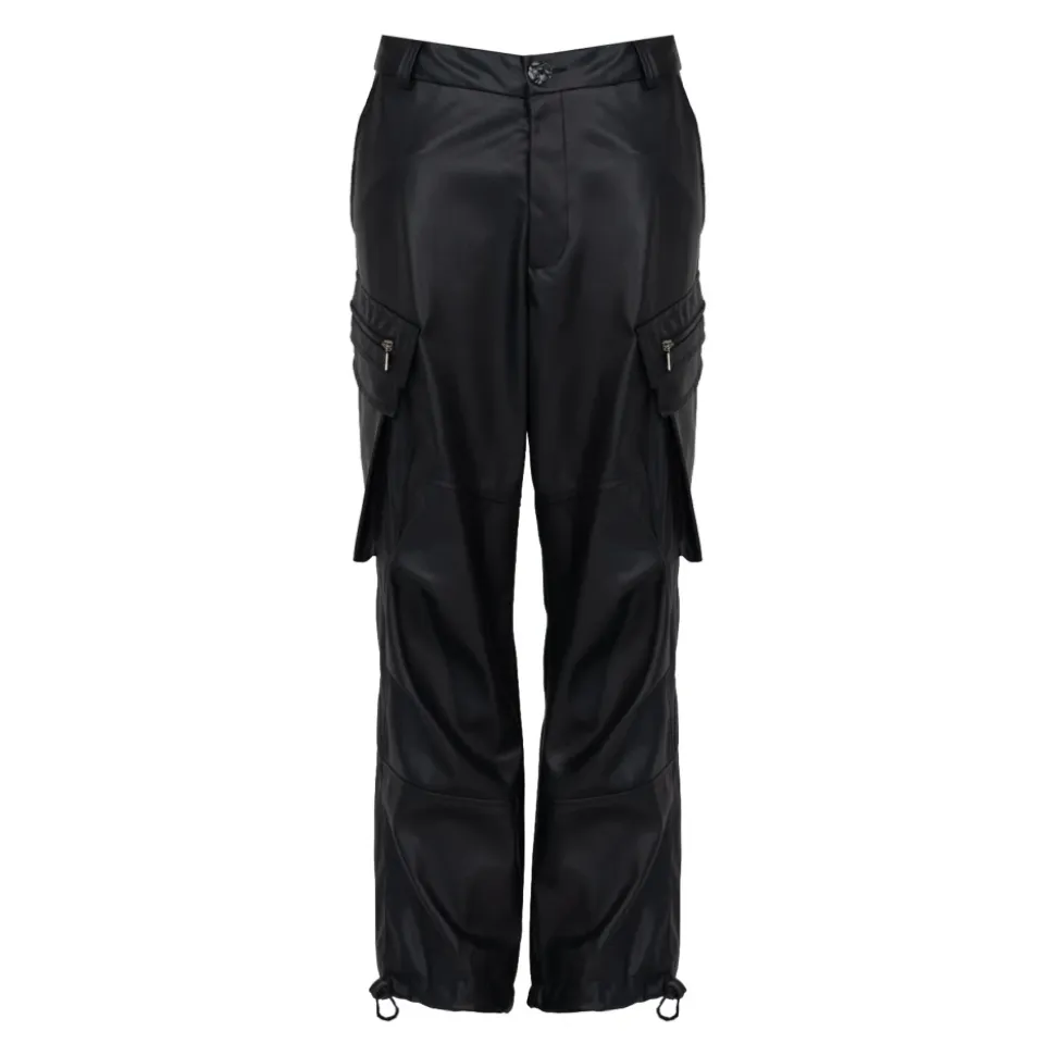 Pantalones Jogger Elegantes con Bolsillos con Cremallera