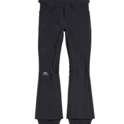 Pantalones Negros Acampanados con Logo