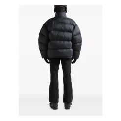 Pantalones Negros Acampanados con Logo