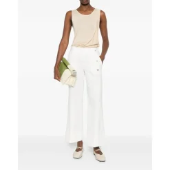 Pantalones Palazzo con Bolsillos