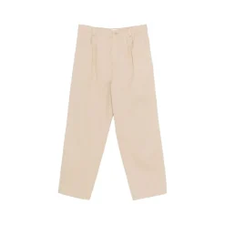 Pantalones Rectos con Pliegues