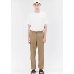 Pantalones Rectos de Popelín Johanson